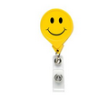 Smiley Face Jumbo Retractable Badge Reel (Pre-Decorated)